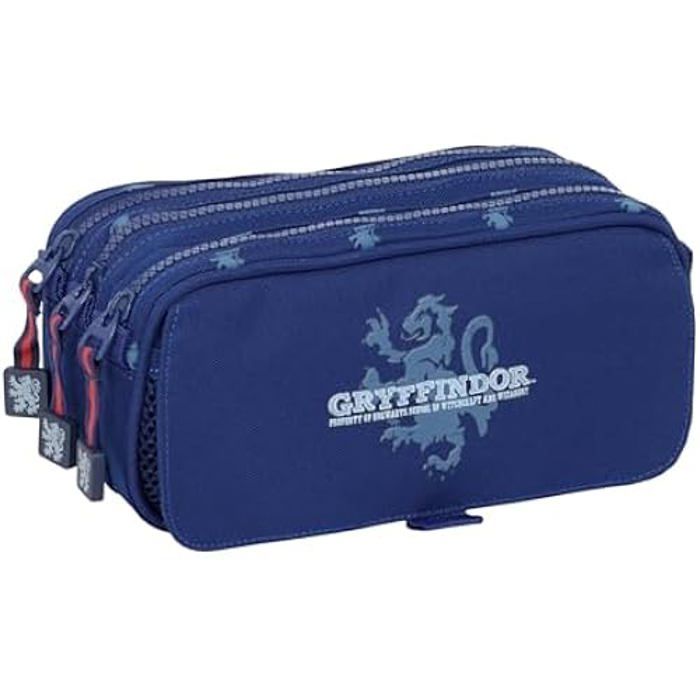 Trousse Triple - SAFTA - Harry Potter Captain - Confortable - Idéale pour Enfants - Synthétique