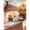 Cute and Cute Cartoon Bear Cup Ceramic Mug Household Coffee Water Cup Breakfast Cup Couple Drinking Water Cup