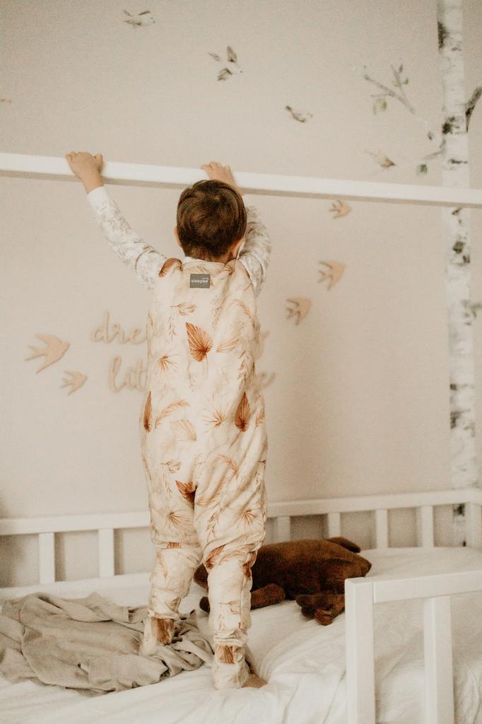 Reversible Sleeping Bag With Legs M (3-5 Years) Bloom/Black Dots