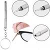 600/1200 шт. Профессиональный набор для ремонта очков для часов/очков включает винты для безрамных дужек и инструменты для фиксации солнцезащитных очков