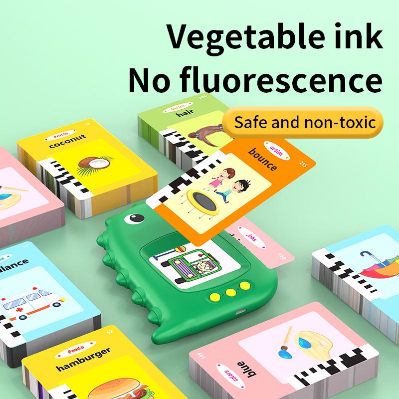 Детские говорящие флэш-карты с 224 словами для зрения, Монтессори, логопедия, аутизм, сенсорные игрушки, обучающие образовательные подарки