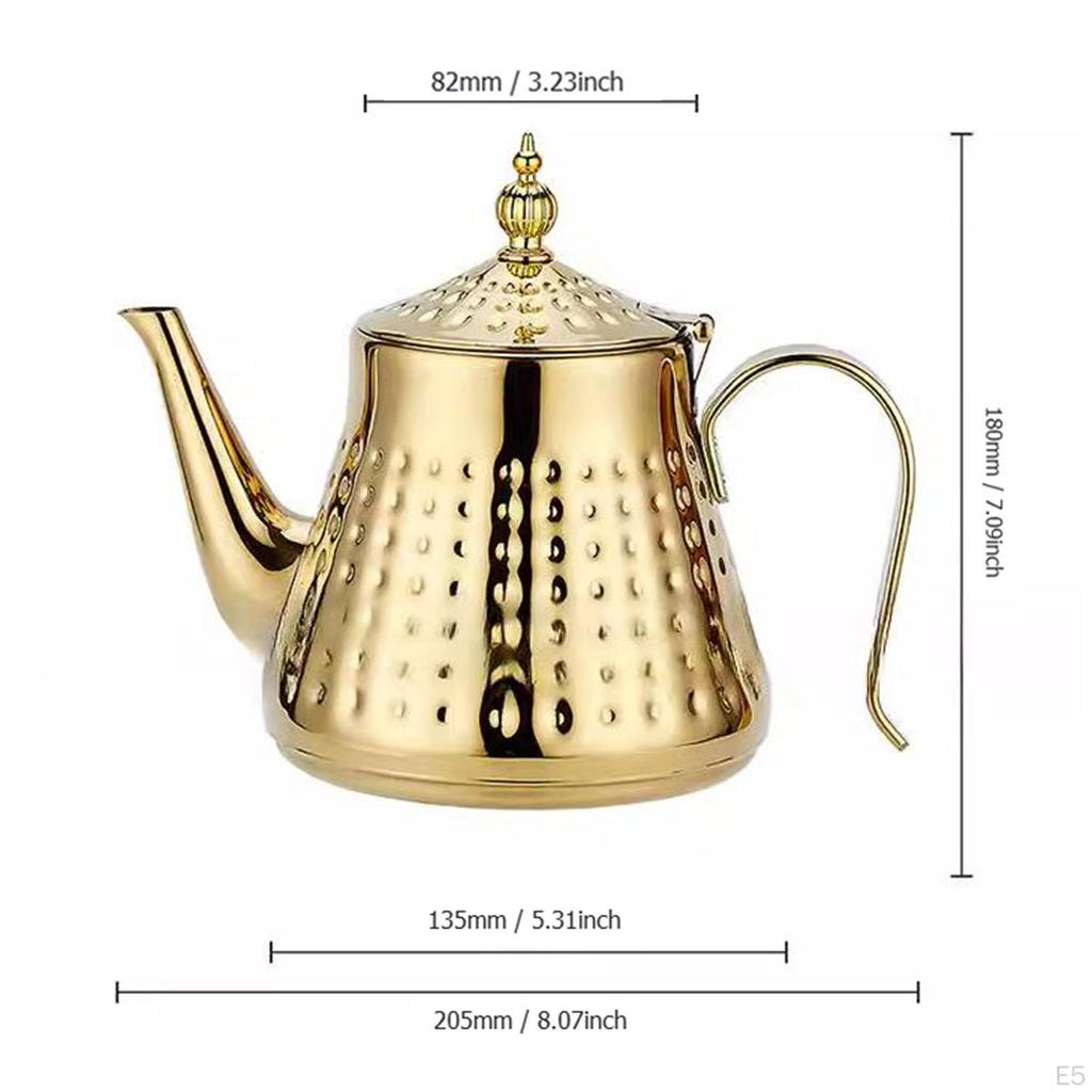 Stainless Steel Kettle for Loose Leaf Tea And Coffee Serving At Home Or Office