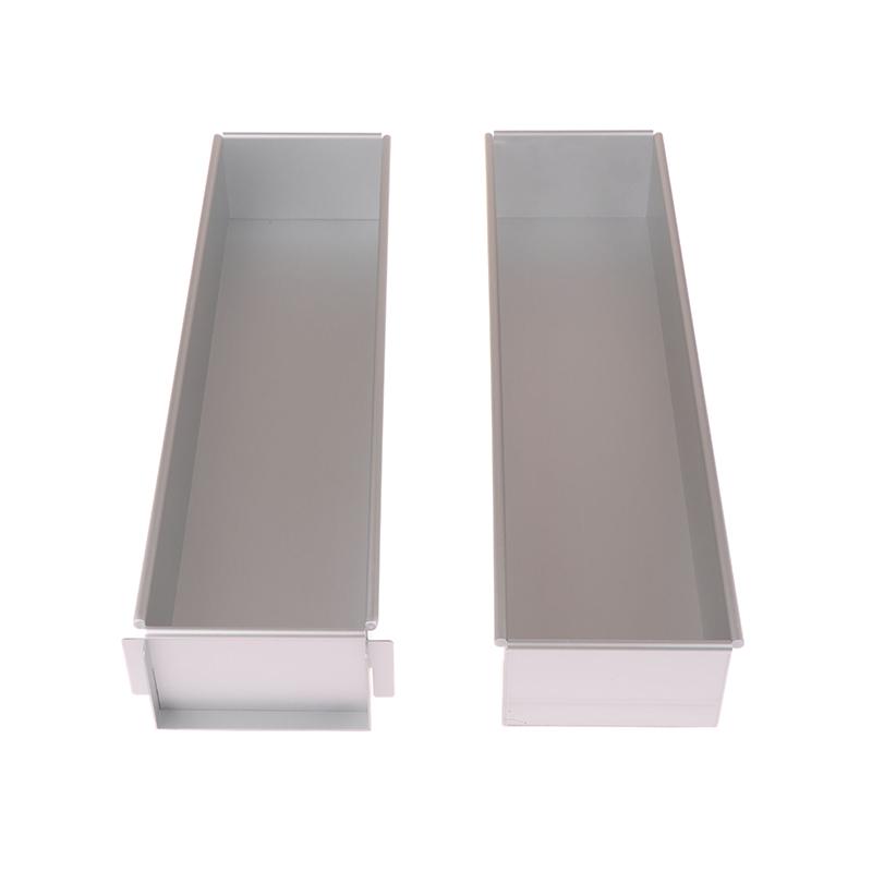 Professional Aluminium Alloy Loaf Bread Mold Long Cake Tiramisu Pan Activity Edge Durable Flat Toast Mold Home