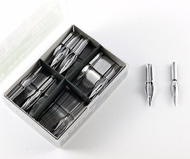 Tachikawa Pin Manufacturing T600 Sajipen Chrome Pack of T600C100 Co., Ltd. Nib, 100,