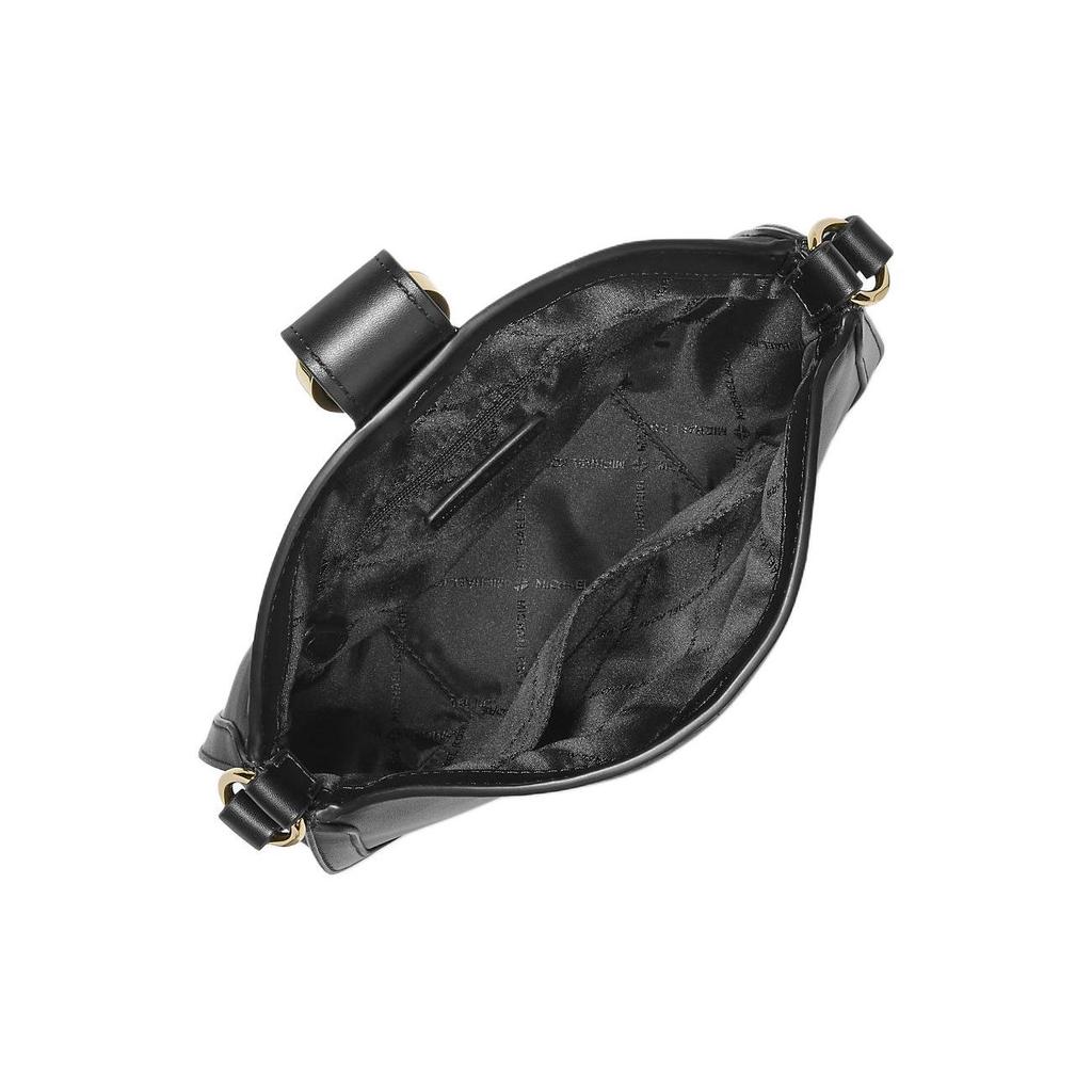 Michael Kors Mk Gabby Solid Color Casual Commuter Spring 2023 New Style Synthetic Leather Shoulder Crossbody Bag Small Women bags Black 35S3G5GC1O-001