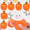 Сжимающаяся чашка-морковка Сенсорная игрушка для снятия стресса Забавная форма кролика Игрушки-фиджеты Подарки для тревожных взрослых Детей