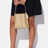 New COACH Mollie Artificial Leather Bucket Bag, Handbag, Shoulder Bag, Crossbody Bag Regular Women's Khaki CA582-IMDQC