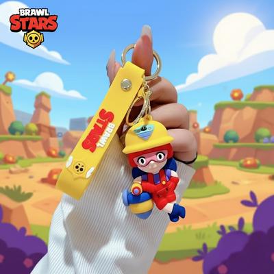 Брелок Бравл Старс Джесси Jessie Brawl Stars фигурка игрушка для ключей, рюкзака, сумки 6.7 см