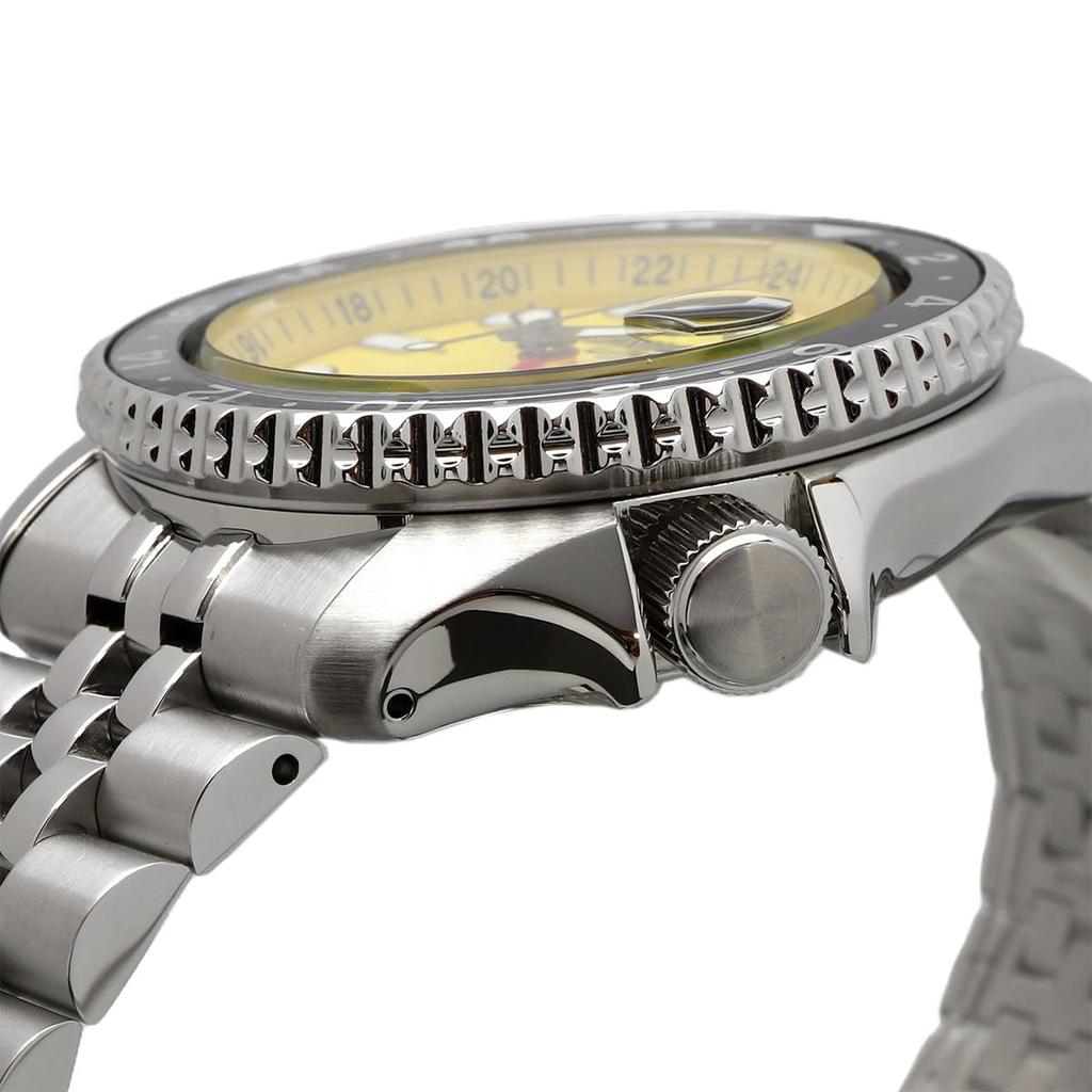 [Seiko] SEIKO 5 SPORTS SKX Sports Style GMT Model Automatic Mechanical Watch Seiko Five Sports Men's Made In Japan SSK017 Yellow Overseas Model [Item]