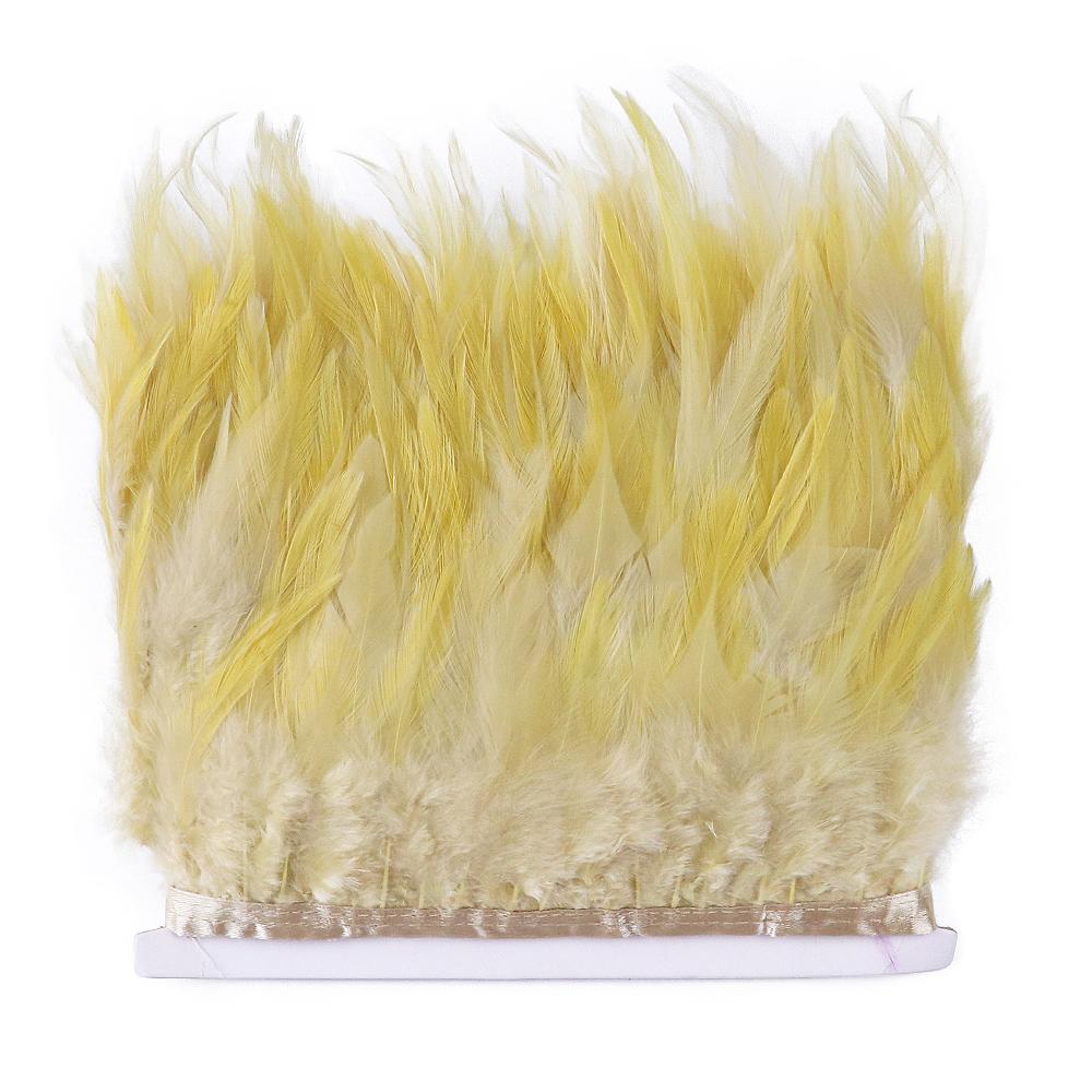 Feather4-6inch High Quality Chicken Feathers Trim Fringe 1meter Mint Green Rooster Feather Ribbon Wedding Dress Creative Crafts Plumes