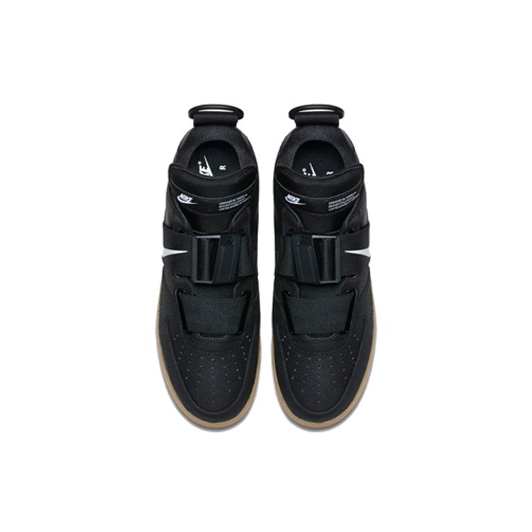 Nike Air Force 1 Utility Черный с коричневой подошвой AO1531-002