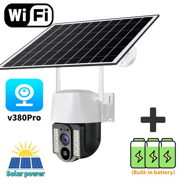 5MP Pixel Solar Camera 4G SIM Wifi Waterproouto Tracking Surveillance Outdoor Wireless Home Security Protection CCTV