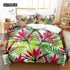 Tropical Green Plant Bedding Set Duvet Cover Set 3d Bedding Digital Printing Bed Linen Queen Size Bedding Set Fashion Design
