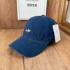 Blogger autumn and winter baseball cap simple embroidery cap big head circumference friendly street wear high quality hat