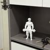 Украшение для рабочего стола в спортзал, 3D-печатная фигурка мускулистого мужчины, скульптура на спортивную тематику для бодибилдеров, фитнес-украшение, спортивная фигурка, тяжелая атлетика