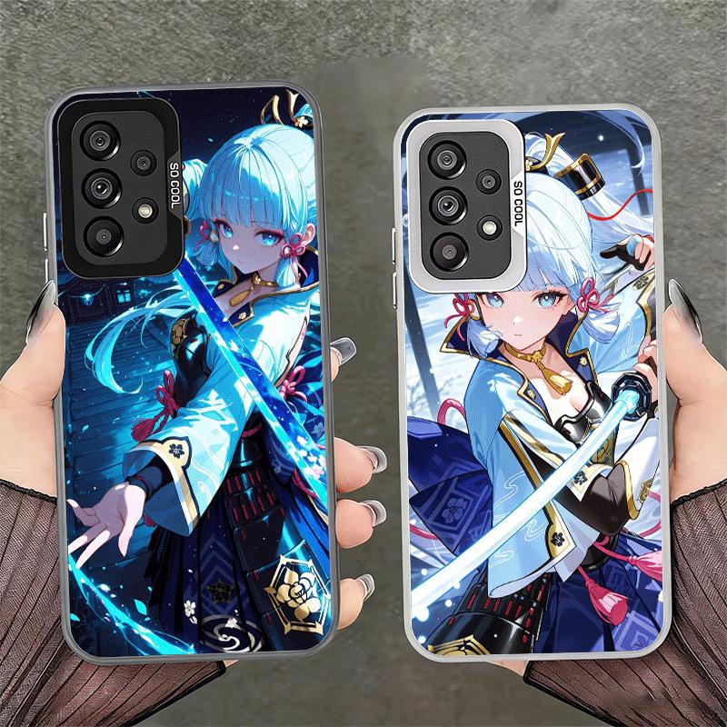 Genshin Impact Kamisato Ayaka Soft Phone Case for Samsung A17 A16 A15 A14 A13 A57 A56 A55 A54 A53 A37 A36 A35 A34 A33 A26 A25 A2