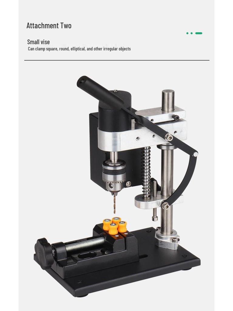 Мини-сверлильный станок с регулируемой скоростью: Компактная электрическая дрель постоянного тока для домашнего прецизионного сверления.