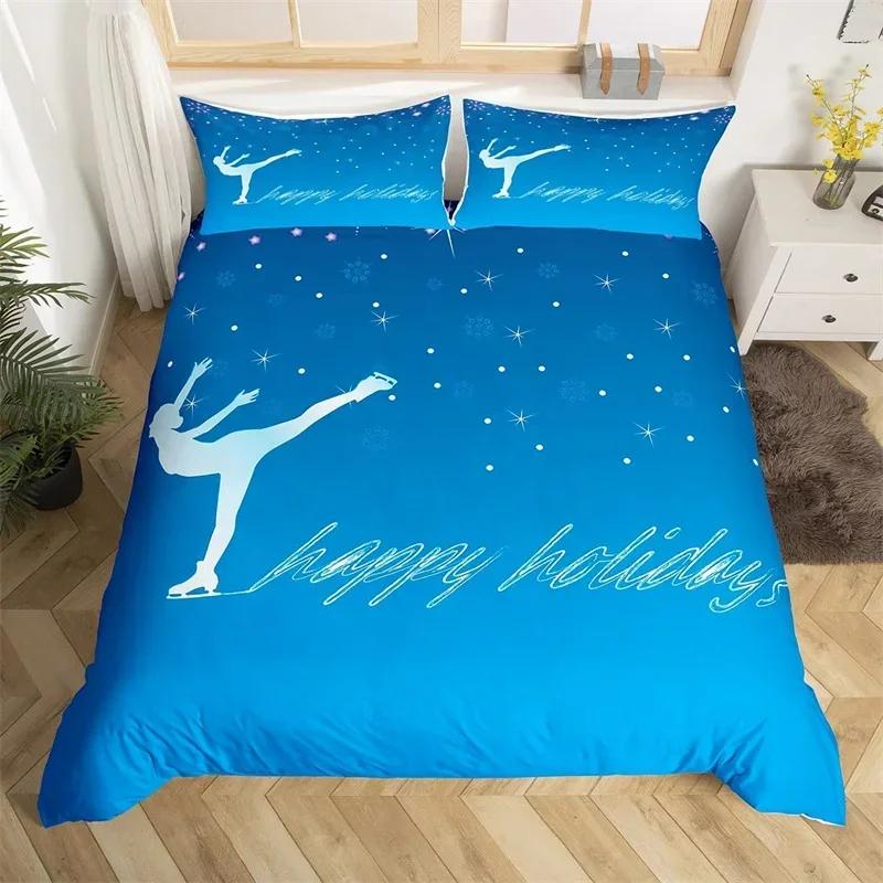 Комплект пододеяльника для гимнастики Радужный акварельный тай-дай Комплект постельного белья размера «queen» Микрофибра Пододеяльник для чирлидинга Для любителя йоги