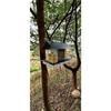 1pcsCreative Swing House Bird Feeder - Iron outdoor hanging decoration, suitable for gardens/terraces/yard