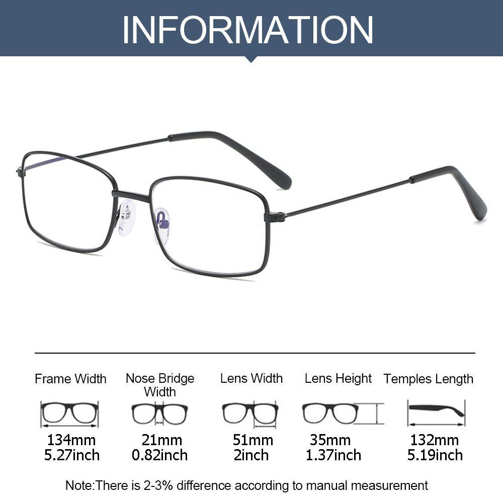 Ultralight Vision Care Anti Blue-ray Presbyopic Eyeglasses Far Sight Eyewear Reading Glasses