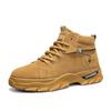 Martin boots men's autumn platform fashion tooling boots lace-up high-top short boots retro outdoor hiking men's shoes