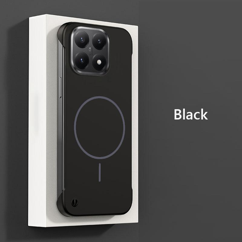 Безрамочный Магнитный Чехол для Беспроводной Зарядки Magsafe для Xiaomi 15T Pro Xiaomi15TPro 5G Тонкий Жесткий Задний Чехол