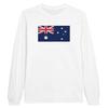 Футболка с длинными рукавами - PIXELFORMA - Drapeau de l'Australie - 100 % хлопок - Оптимальный комфорт - Длинные мужчины