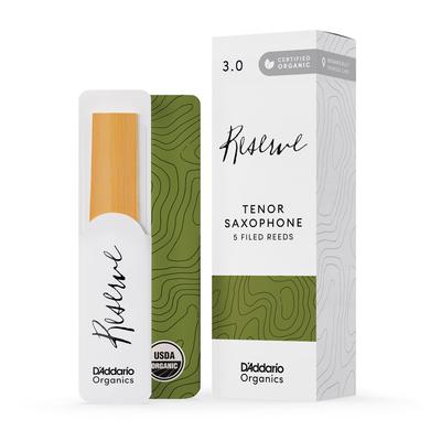 Трости WoodWinds Reserve Organics для тенора, сила 5 ODKR0530 D'Addario D'Addario саксофон, 3.0, обточенные, шт.,