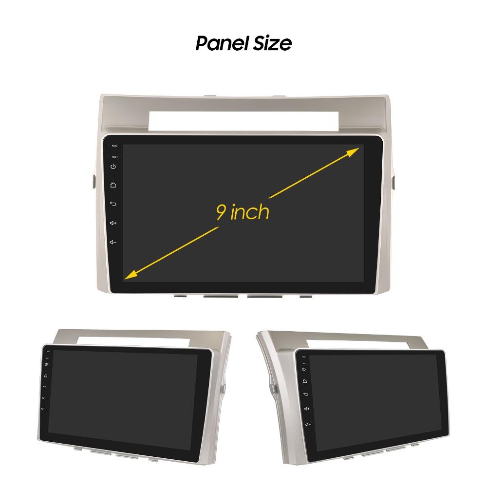 Автомобильные аксессуары 2 Din 9 дюймов Радио DVD GPS MP5 Панель Рамка для Toyota Corolla Verso 2004 - 2009 Комплект для крепления на приборную панель