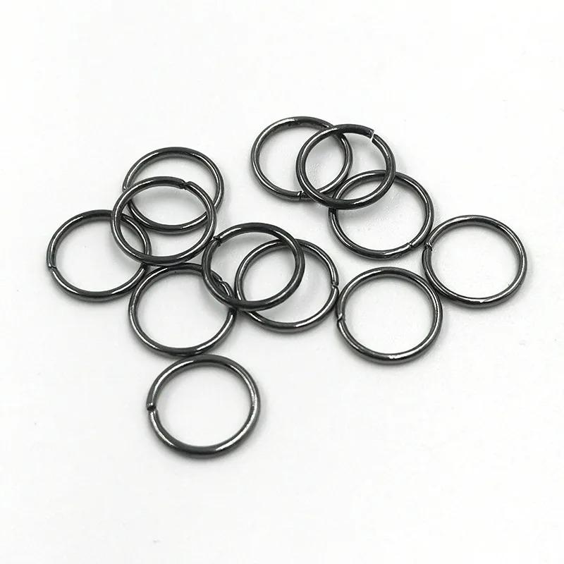 Металлические соединительные кольца, разъемные круглые кольца, соединители для самостоятельного изготовления ювелирных изделий, аксессуары для сережек на шею 3-12 мм