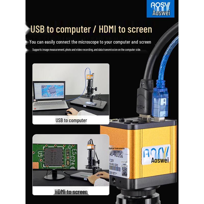 AOSVI AO-HD206 4K HD Electronic Repair Microscope