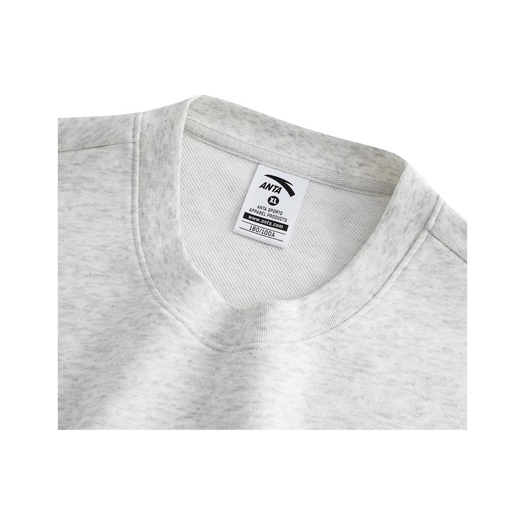 Anta Серия Lifestyle Модный Повседневный Свободный Удобный Кампус Универсальный Спортивный Пуловер Топ Повседневный Свитшот для Пары Унисекс топы 972618704-9