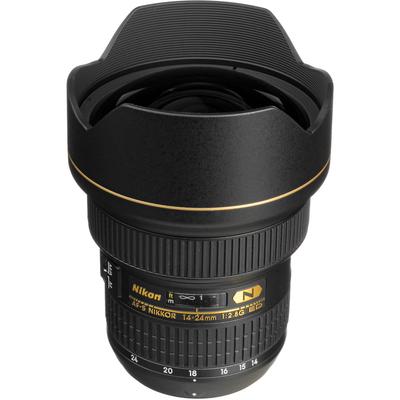 Nikon NIKKOR ED Ультразум Совместимый AF-S 14-24 мм f/2.8G Широкоугольный объектив, Полнокадровый