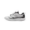 Li Ning Kids Running Shoes Fashion Comfortable Soft Versatile Shock Absorbing Wear Resistant Low Top Kids Sneaker Black White YKFV054-1