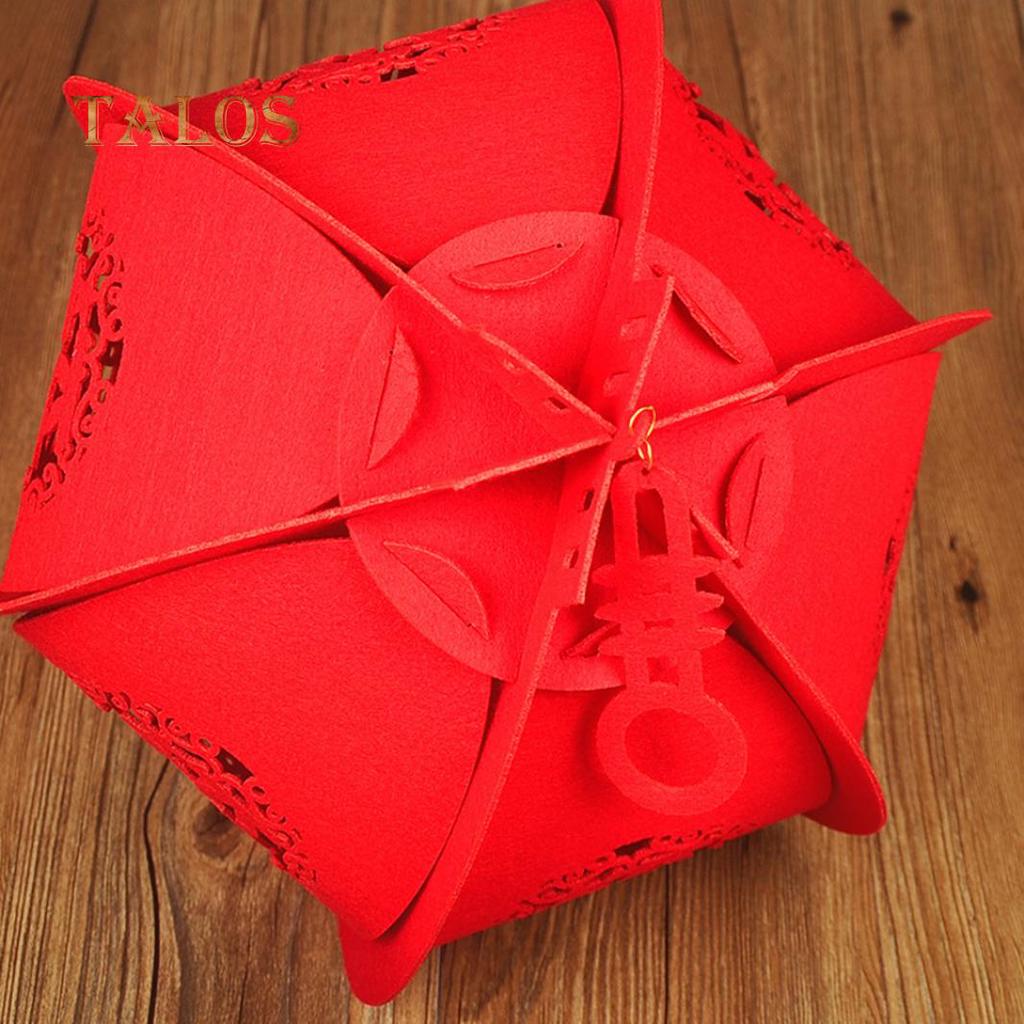 Happy New Year Chinese Red Lucky Lantern Hanging Spring Festival Home Decoration