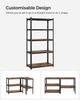 Shelf, 40 X 90 X 180 Cm, 875 Kg Load Capacity (175 Kg Per Shelf), Industrial, Adjustable Storage Shelves, For Living Room, Kitchen, G