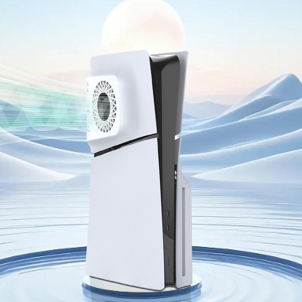 Protective Shell Cover with Cooling Vents Premium ABS Replacement Plate Anti-Scratch Faceplate For Sony PS5 Slim Console Cover