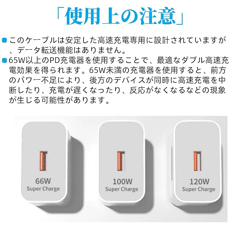 2in1 1.5M USB C To Cable PD Quick Charging 120W/6A Type C Cable Type C Charging Cable iPhone 15, MacBook , iPad, Xperia, Galaxy , Compatible with Type