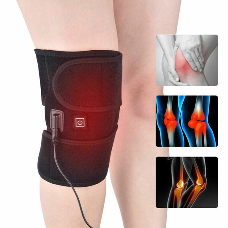 1Pcs Electric Heated Knee Pad Warm Leg Wrap Belt Brace