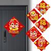 Red Snake Year Window Sticker Hard Cardboard Decorative Wall Sticker  Chinese Spring Festival