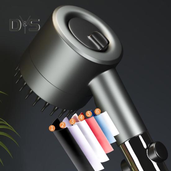 Душевой распылитель с ручным фильтром, регулируемые режимы расхода воды, турбонаддув высокого давления, двойной фиксированный ручной душевой распылитель