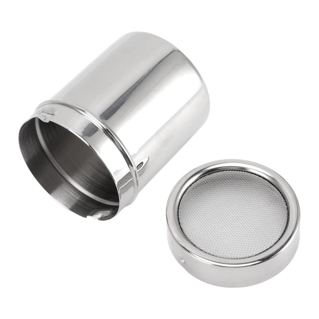 Sugar Shaker Food Grade Stainless Steel Durable Rustproof Widely Used Powder Dispenser for Salt Sugar Pepper