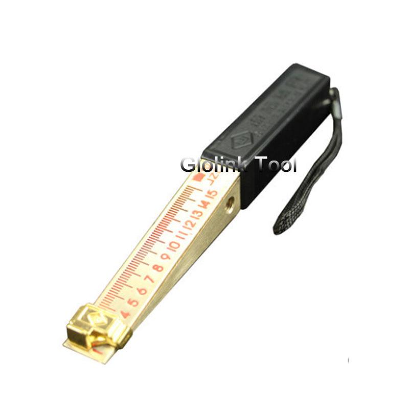 Plug Feeler 0.5mm Wedge Feeler 0-15mm Plug Gauge Feeler Gap Gage Caliper Measurement Tool gap gauge