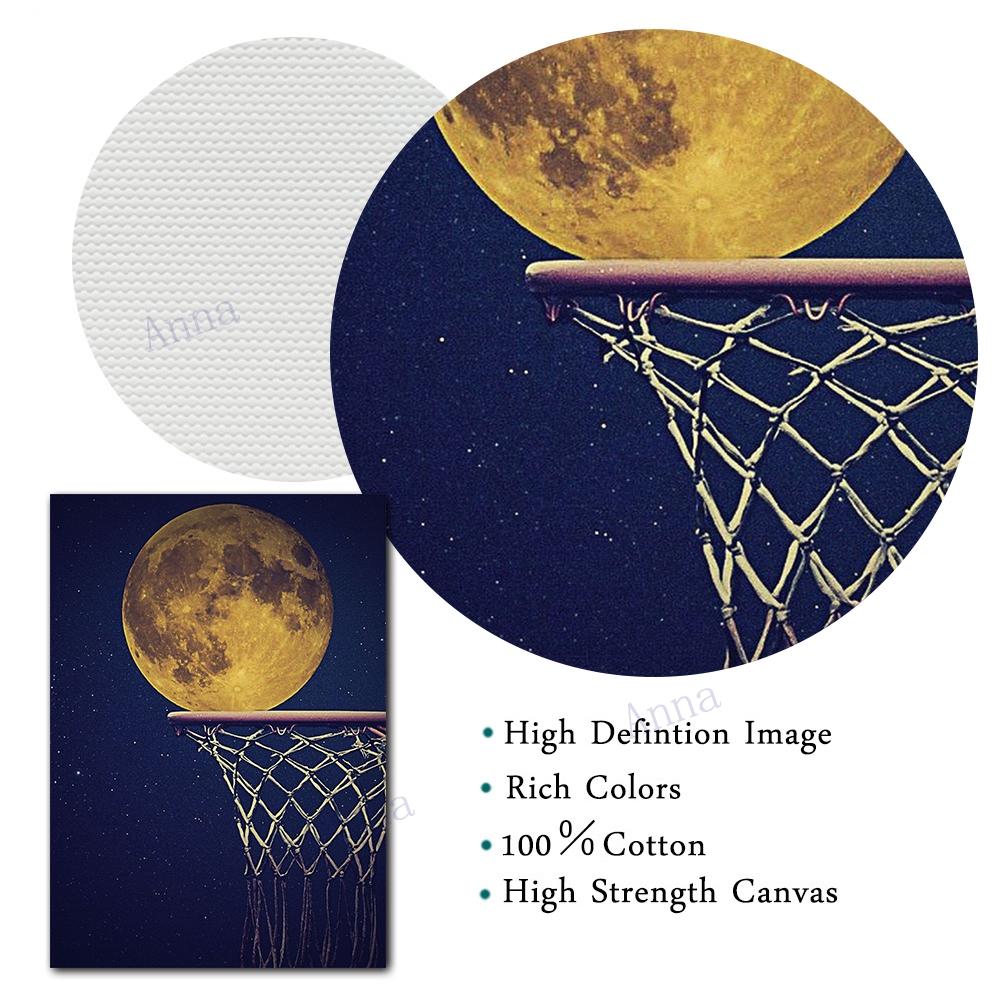 Спорт Баскетбол Вдохновляющие слова Картина на холсте Мотивирующие постеры и принты Настенная картина для декора гостиной