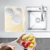 Heat Resistant Kitchen Dish Drainer Pad Nonslip Dish Drying Mat Silicone Draining Board Mat  Home