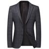 Осенние новые мужские костюмы корейской версии Slim Fit Anti-wrinkle Plaid Suit Men's Casual Single Suit