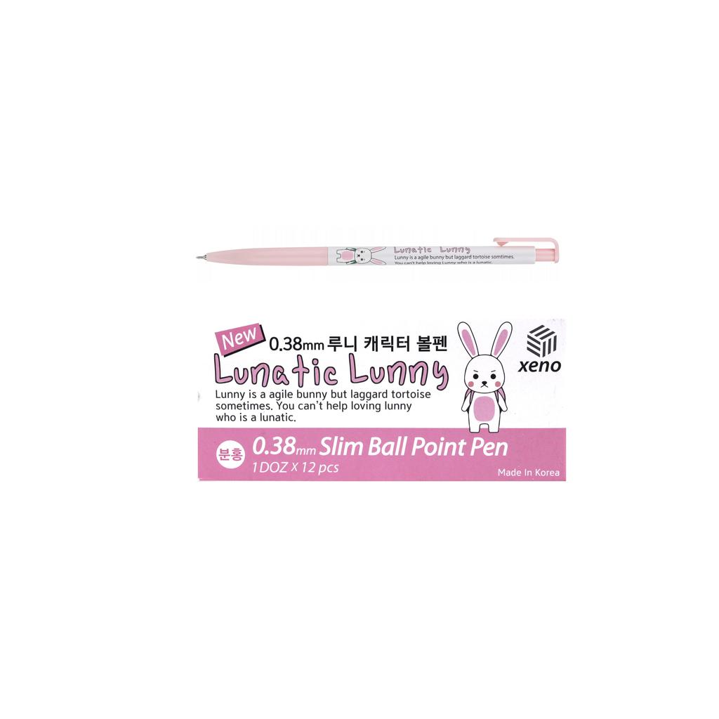 XENO 0.38mm Slim Ballpoint Pen Shinzi Monpeluche To Baby Lune Lisa 12 Pack