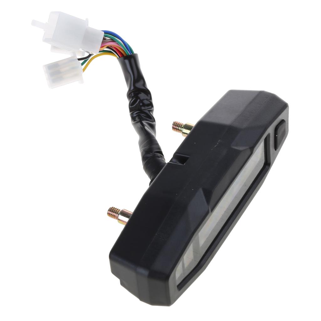 Мини универсальный ЖК-цифровой мотоциклетный счетчик спидометр цифровой одометр электрический мотоцикл тахометр простая установка