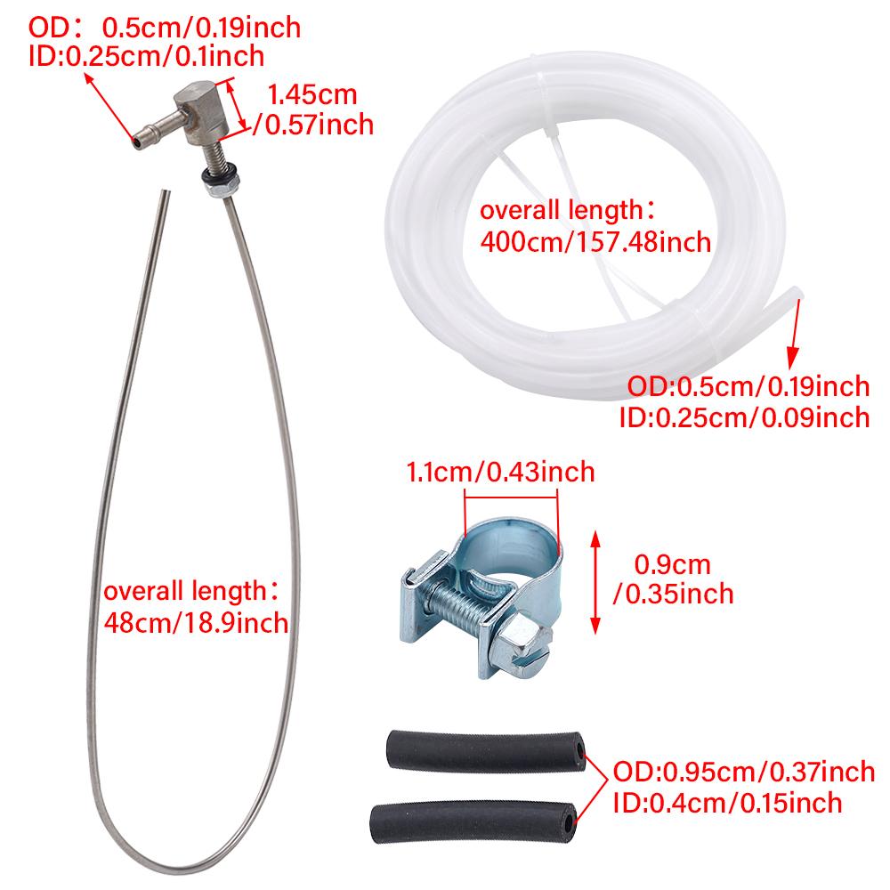 Комплект кронштейна датчика топливного бака, трубки и зажима для всех дизельных отопителей мощностью до 4 кВт для отопительных систем Eberspacher/Webasto