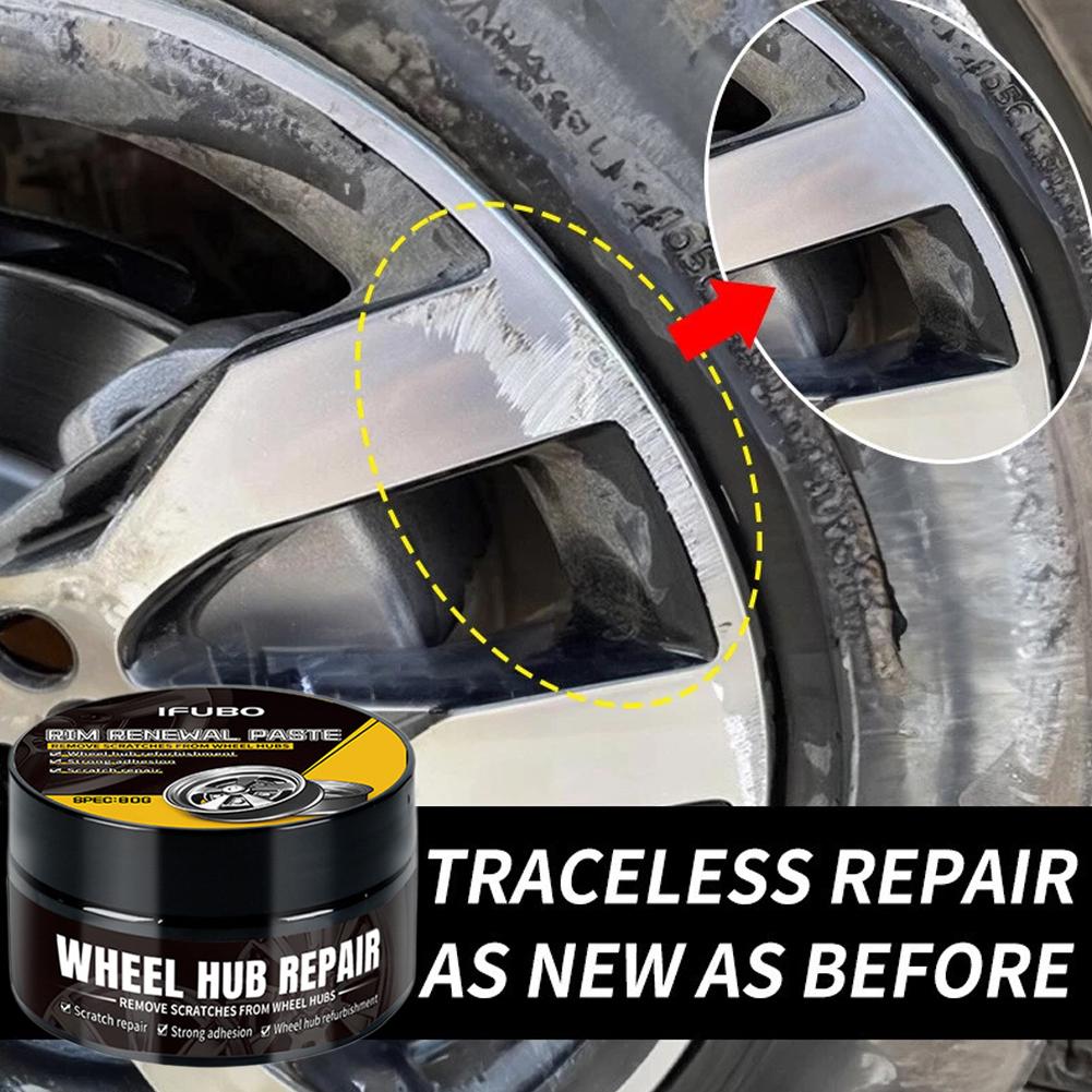 IFUBO Wheel Hub Repair Paste 80g Car Rim Scratch Remover Polish Cream Auto Wheels Refurbishment Care Maintenance Cleaner Touchup Paint2